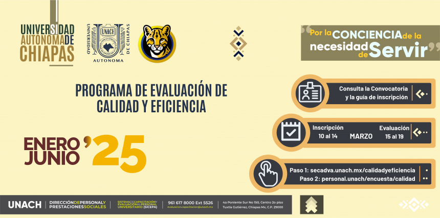 Calidad y eficiencia Enero Junio 2025